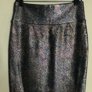 Mermaid shimmer LuLaRoe Cassie skirt
